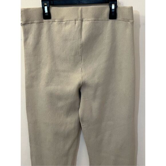 Good American Lettuce Edge Baby Flare Knit Pants 5/6 NEW - Picture 3 of 5